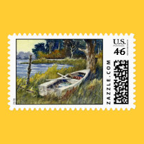 Abandoned Rowboat- stamps