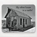 Abandoned shack mouse pad for your text mousepad