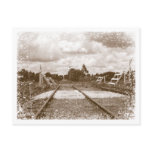 Abandoned Train Line Postcard
