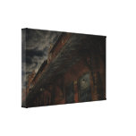 Abandoned Train Station Stretched Canvas Print