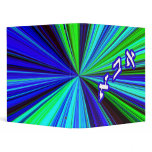 Abba In Hebrew Block Lettering Vinyl Binder