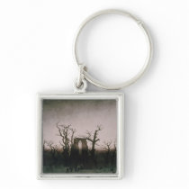 Abbey in the Oakwood, 1810 Keychains