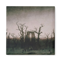 Abbey in the Oakwood, 1810 Refrigerator Magnet