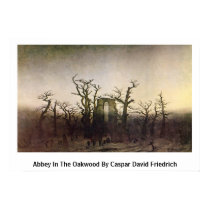 Abbey In The Oakwood By Caspar David Friedrich posters