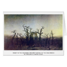 Abbey In The Oakwood Greeting Card