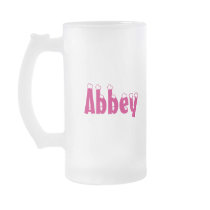 Abbey-Name Frosted Mug mugs