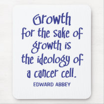 Abbey on Growth Mousepad