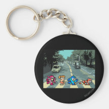 Abbey Road 8-Bit Keychain