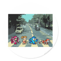 Abbey Road 8-Bit Stickers