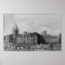 Abbey Saint-Genevieve, Paris Poster
