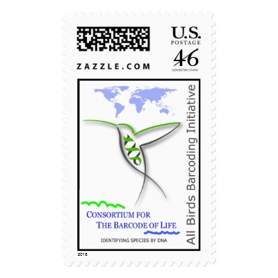 ABBI: All Birds Barcoding Initiative Stamps by markstoeckle