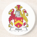 Abbot Family Crest coasters