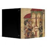 Abbot John offering manuscript Benedict 3 Ring Binders
