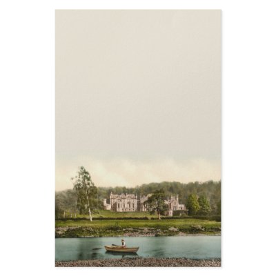 Abbotsford House, Scottish Borders, Scotland Stationery Paper by OldeWorldGifts