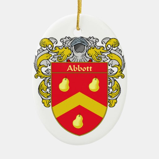 Abbott Coat of Arms/Family Crest Ornaments Zazzle