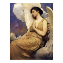 Abbott Handerson Thayer Winged Figure Postcard