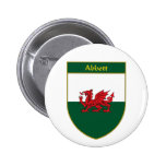 Abbott Welsh Flag Shield Pins