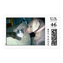 Abby and Afro Postage Stamps