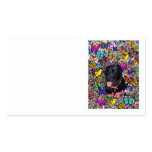 Abby in Butterflies – Black Lab in Butterflies Business Card Template