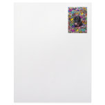 Abby in Butterflies – Black Lab in Butterflies letterhead