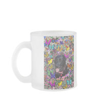 Abby in Butterflies – Black Lab in Butterflies Mugs