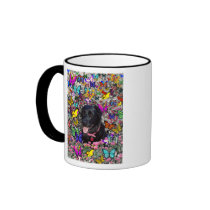 Abby in Butterflies – Black Lab in Butterflies Mugs