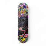 Abby in Butterflies – Black Lab in Butterflies Skate Board Deck