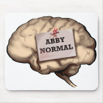 Abby Normal Brain Mousepads