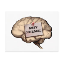 Abby Normal Brain Postcards