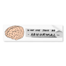 Abby Normal Bumper Stickers