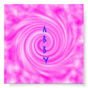 Abby Poster Pink posters by Skate4fun Abby Poster Pink posters