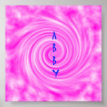 Abby Poster Pink posters