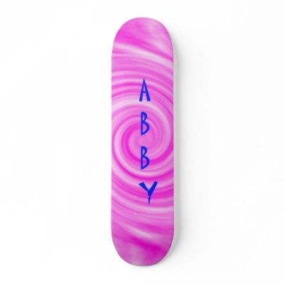 Abby Skateboard Pink by Skate4fun