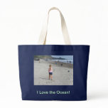 ocean, beach, children, tote, bag, california,