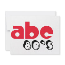 ABC 80's invitations by 80sabc ABC 80's invitations