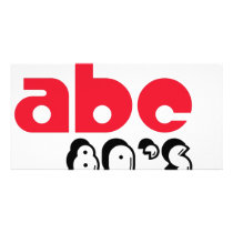ABC 80's Custom Photo Card