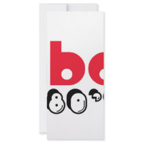 ABC 80's Personalized Rack Card
