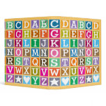 ABC Alphabet Vinyl Binder