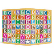 ABC Alphabet binder