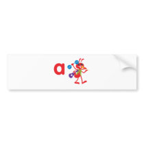 ABC Animals - Adam Ant Bumper Sticker