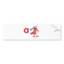 ABC Animals - Adam Ant Bumper Sticker