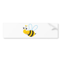 ABC Animals Betty Bee Bumper Stickers