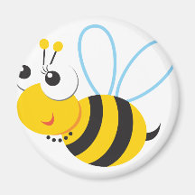 ABC Animals Betty Bee Fridge Magnets