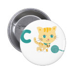 ABC Animals - Carrie Cat Buttons