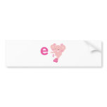 ABC Animals - Ellie Elephant Bumper Sticker