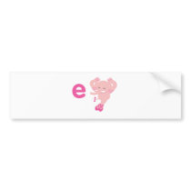 ABC Animals - Ellie Elephant Bumper Sticker
