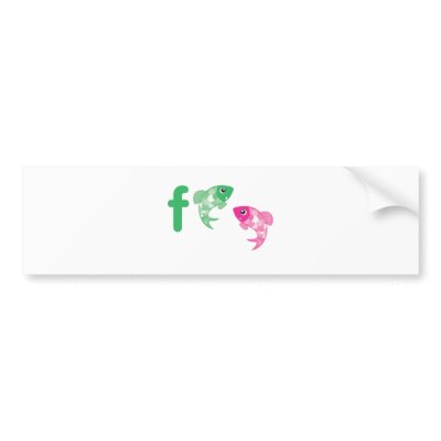 ABC Animals - Fish Bumper Stickers by PaddleDuck