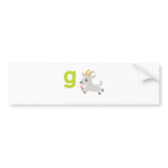 ABC Animals - Gabby Goat Bumper Stickers