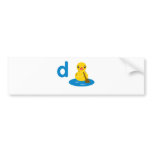 ABC Animals - Paddle Duck Bumper Stickers