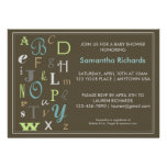 ABC Baby Shower Invitation